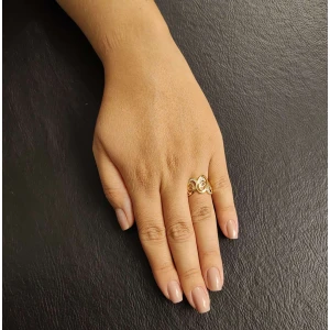 Anel Ouro 18K e Diamantes