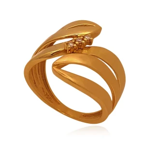 Anel Ouro 18K e Diamantes