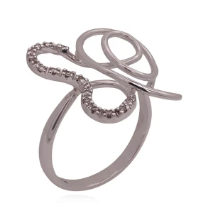 Anel Ouro Branco E Diamantes