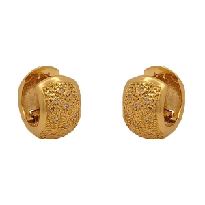Argolas Ouro 18K E Diamantes