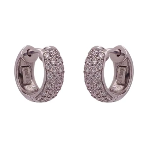 Argolas Ouro Branco E Diamantes Argolas Ouro Branco E Diamantes