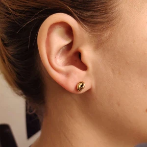 Brincos Ouro 18K Duas Cores