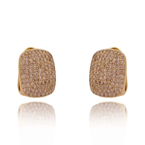 Brincos Ouro 18K E Diamantes Brincos Ouro 18K E Diamantes