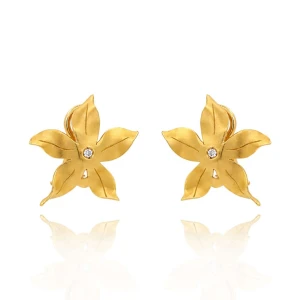 Brincos Ouro 18K E Diamantes
