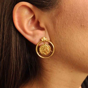 Brincos Ouro 18K E Diamantes