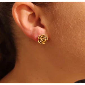 Brincos Ouro 18K E Diamantes