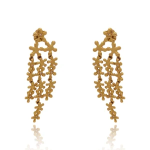 Brincos Ouro 18K E Diamantes