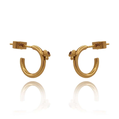 Brincos Ouro 18K E Diamantes