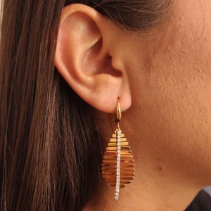 Brincos Ouro 18K E Diamantes