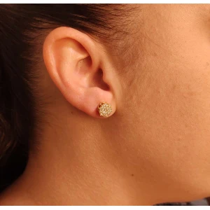 Brincos Ouro 18K E Diamantes