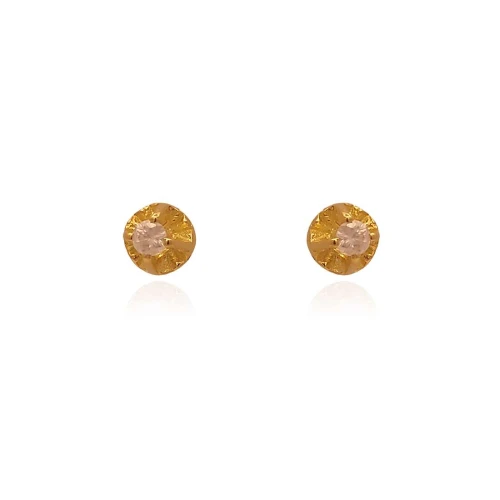 Brincos Ouro 18K E Diamantes