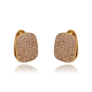 Brincos Ouro 18K E Diamantes Brincos Ouro 18K E Diamantes