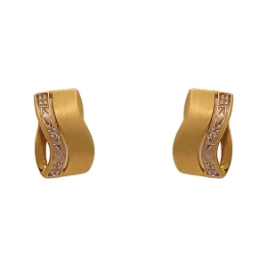 Brincos Ouro 18K E Diamantes
