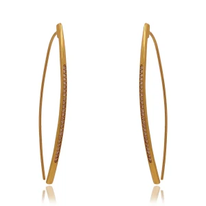 Brincos Ouro 18K E Diamantes