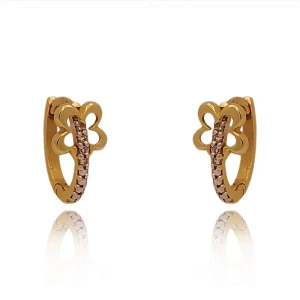 Brincos Ouro 18K E Diamantes Brincos Ouro 18K E Diamantes