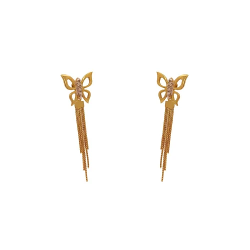Brincos Ouro 18K E Diamantes