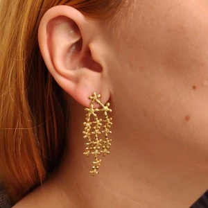 Brincos Ouro 18K E Diamantes Brincos Ouro 18K E Diamantes