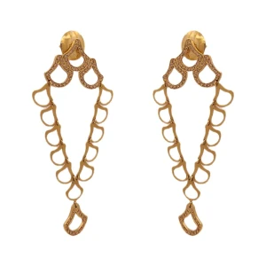 Brincos Ouro 18K E Diamantes