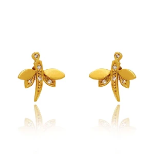 Brincos Ouro 18K E Diamantes