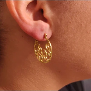 Brincos Ouro 18K E Diamantes