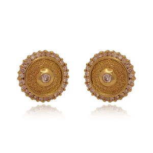 Brincos Ouro 18K E Diamantes