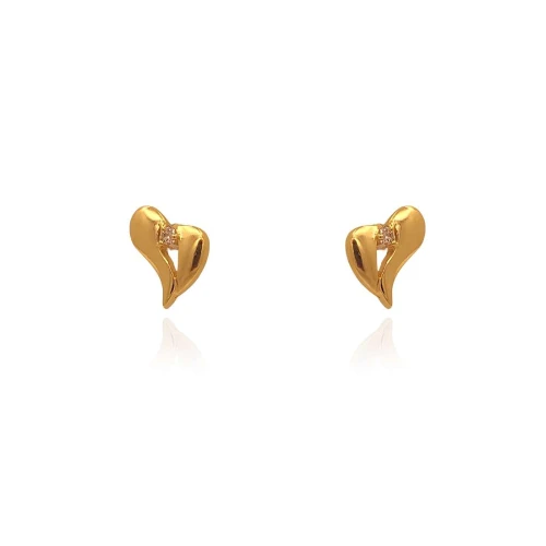 Brincos Ouro 18K E Diamantes