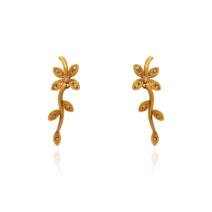 Brincos Ouro 18K E Diamantes