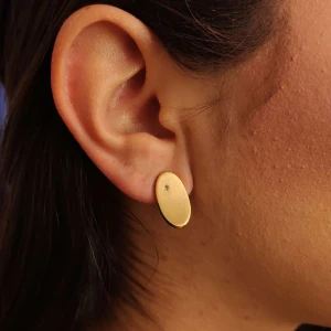 Brincos Ouro 18K E Diamantes