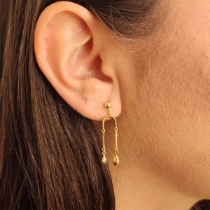 Brincos Ouro 18K E Diamantes Brincos Ouro 18K E Diamantes