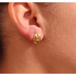 Brincos Ouro 18K E Diamantes