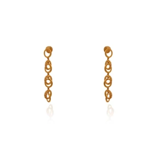 Brincos Ouro 18K E Diamantes