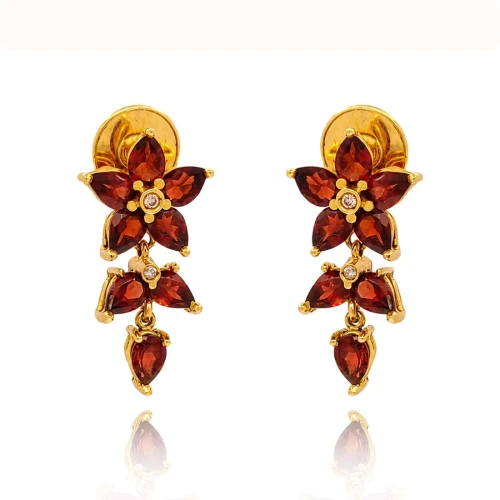 Brincos Ouro 18K E Granadas