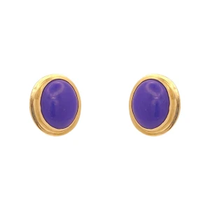 Brincos Ouro 18K E Lápis Lazuli Brincos Ouro 18K E Lápis Lazuli