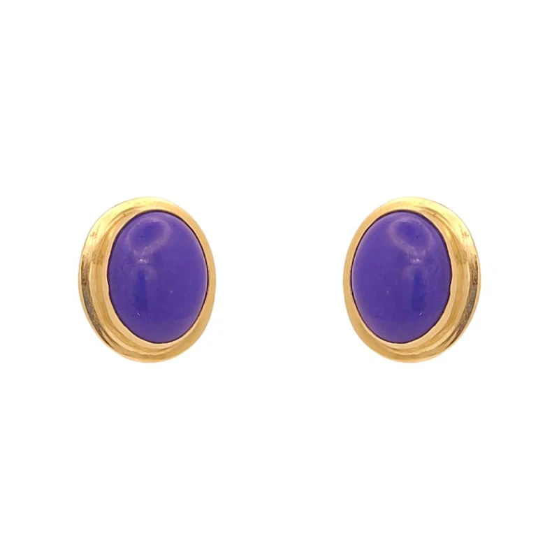 Brincos Ouro 18K E Lápis Lazuli Brincos Ouro 18K E Lápis Lazuli
