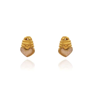 Brincos Ouro 18K E Madrepérolas