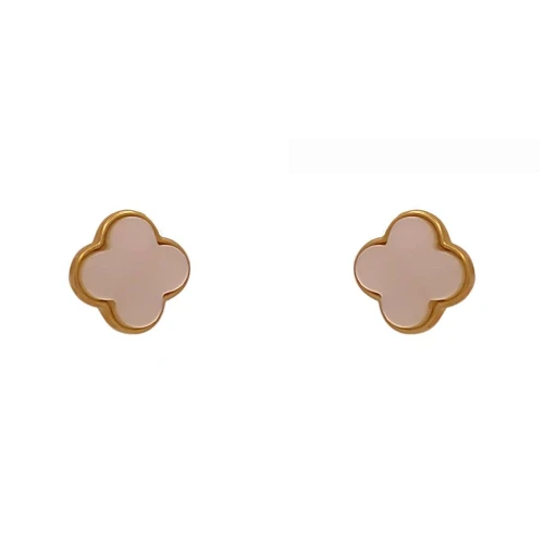 Brincos Ouro 18K E Madrepérolas