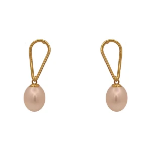 Brincos Ouro 18K E Pérolas