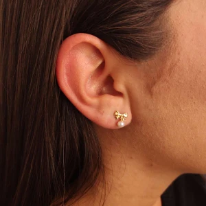 Brincos Ouro 18K E Pérolas Brincos Ouro 18K E Pérolas