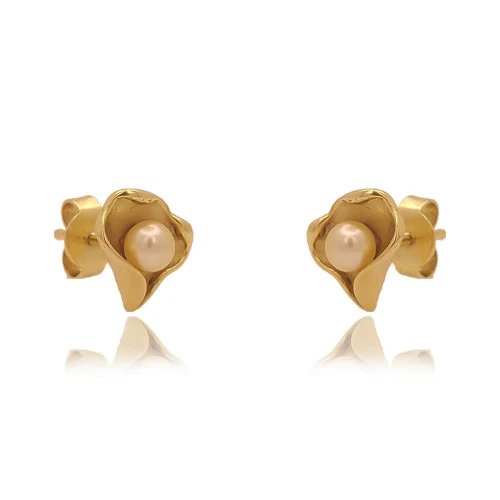 Brincos Ouro 18K E Pérolas