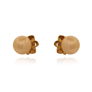 Brincos Ouro 18K E Pérolas