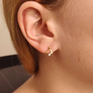 Brincos Ouro 18K E Pérolas