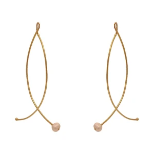 Brincos Ouro 18K E Pérolas