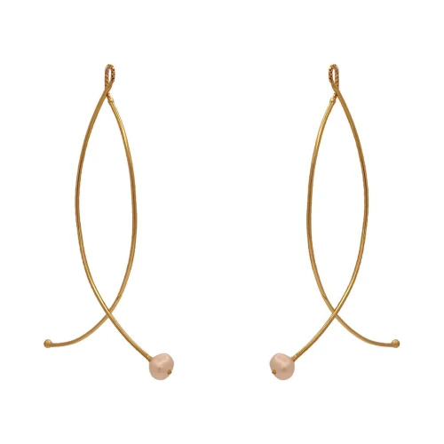 Brincos Ouro 18K E Pérolas