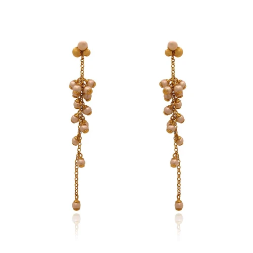 Brincos Ouro 18K E Pérolas