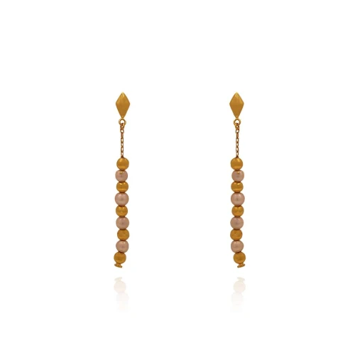 Brincos Ouro 18K E Pérolas