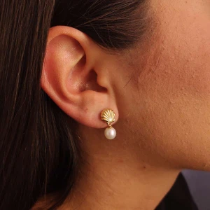 Brincos Ouro 18K E Pérolas Brincos Ouro 18K E Pérolas