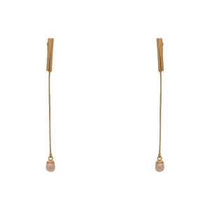Brincos Ouro 18K E Pérolas