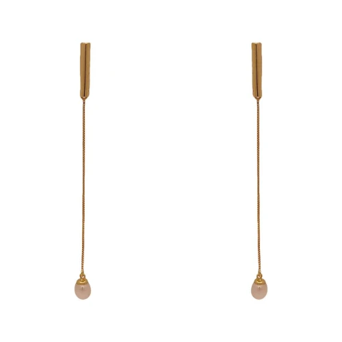 Brincos Ouro 18K E Pérolas