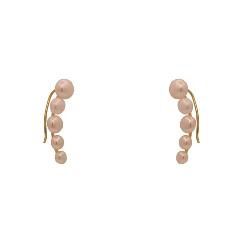 Brincos Ouro 18K E Pérolas