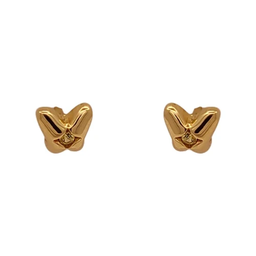 Brincos Ouro 18K E Safiras